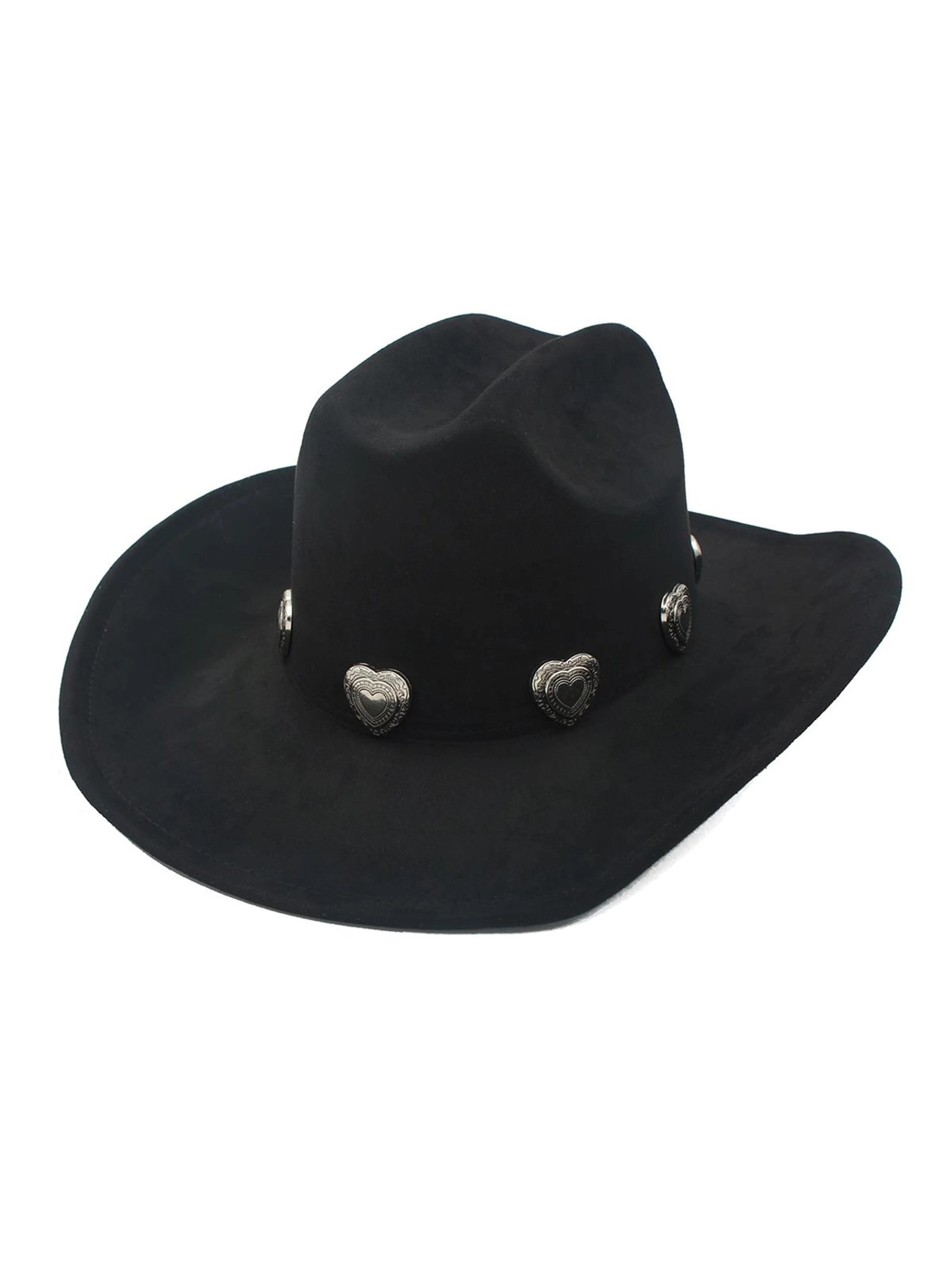 27 Heart Studded Cowboy Hat