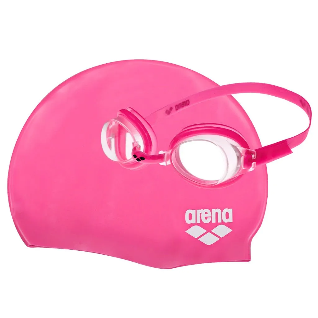 Arena Pool Junior Set | Fuchsia Clear - Fuchsia White