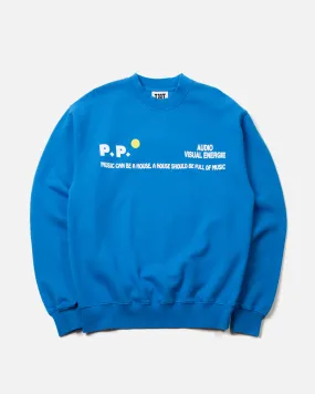 Audio/VisualEnergie Crewneck - Azur Blue