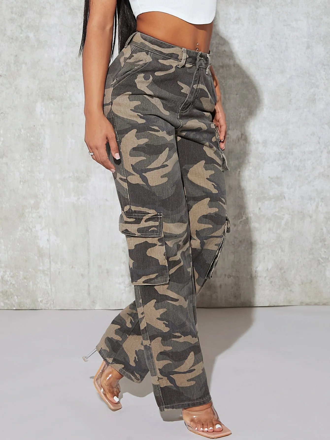 Camo Cargo Jeans