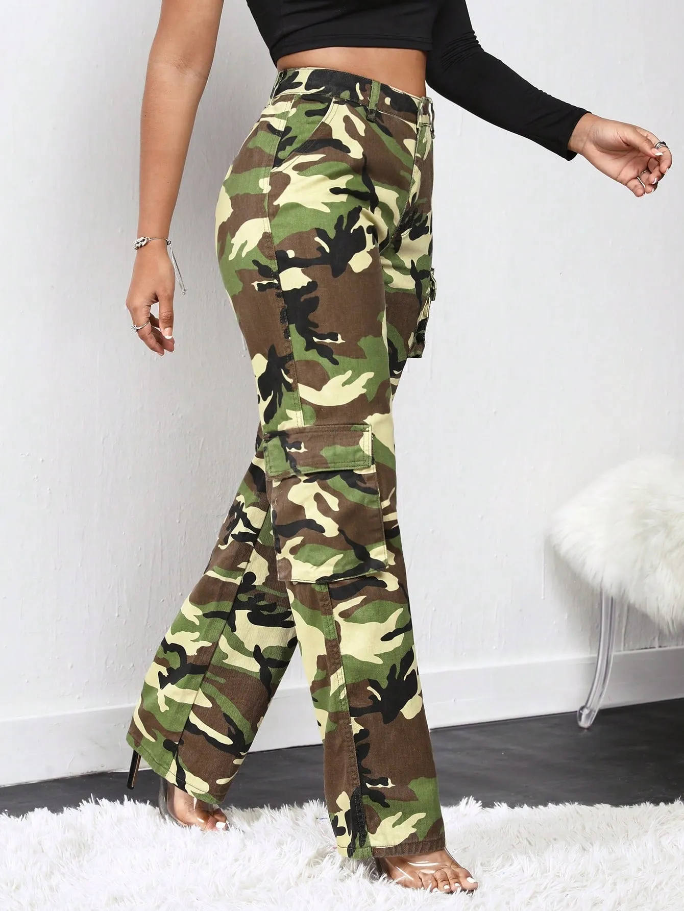 Camo Cargo Jeans