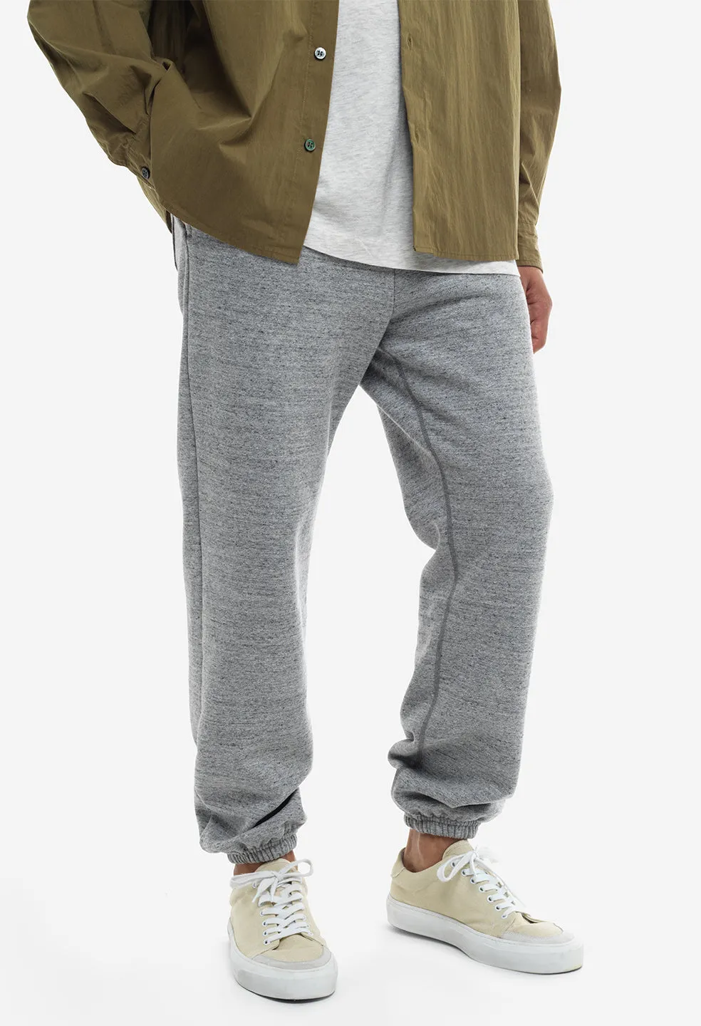 Cashmere Fleece Interval Sweats / Heather Grey