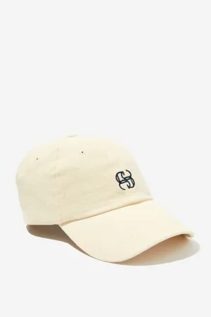 Ceres Life - Cream Monogram Cap Ecru Stitch