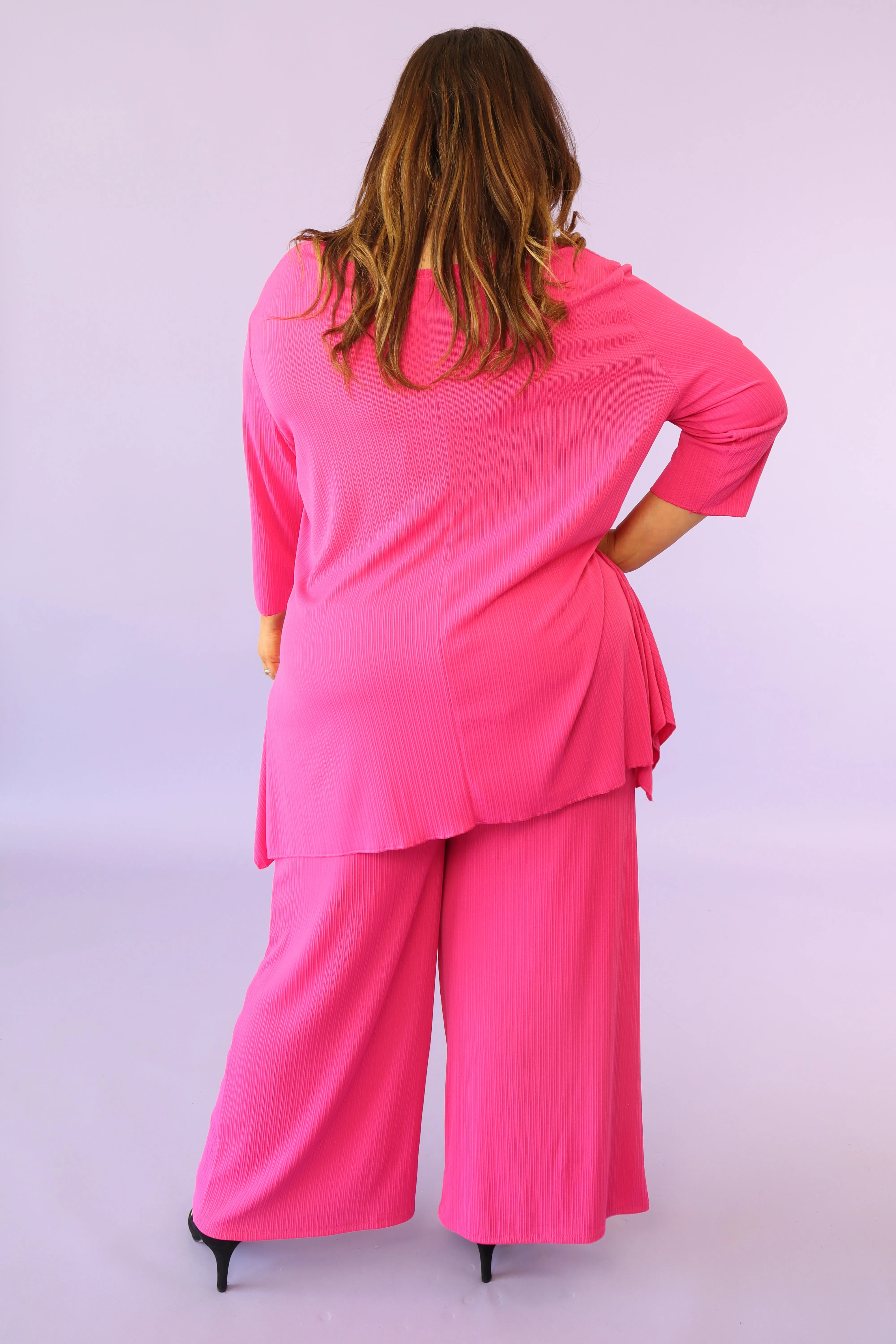 Coco Pleated Co-Ord in Pink