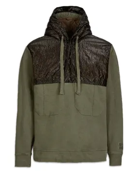 CP Company Diagonal Fleece Hooded Sweatshirt in Ivy Green - Premium Comfortable Outerwear