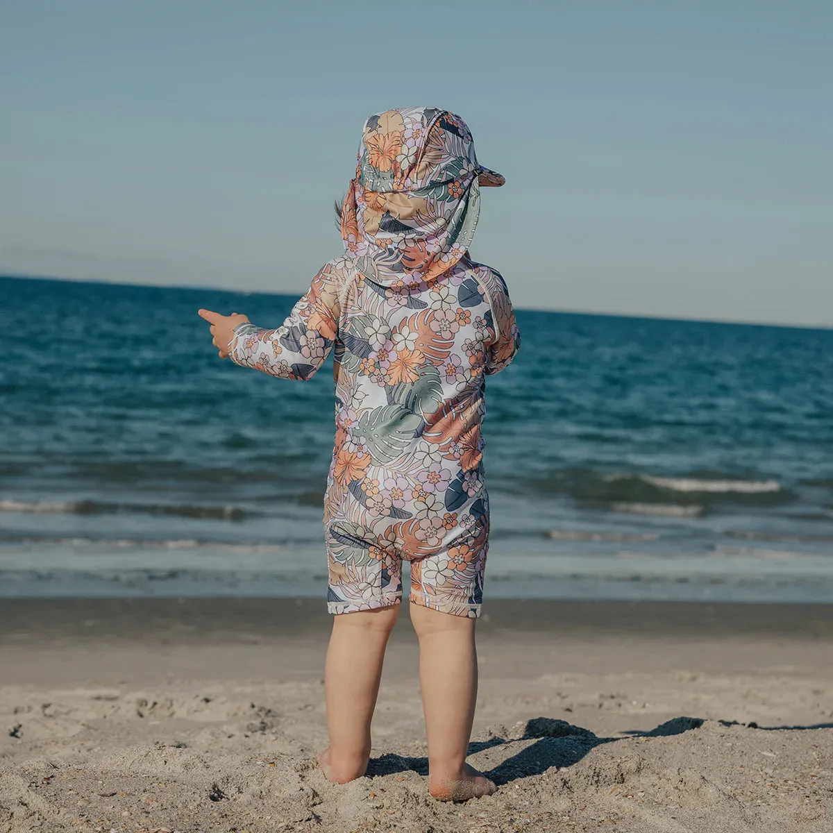 Crywolf Legionnaire Swim Sunhat - Tropical Floral