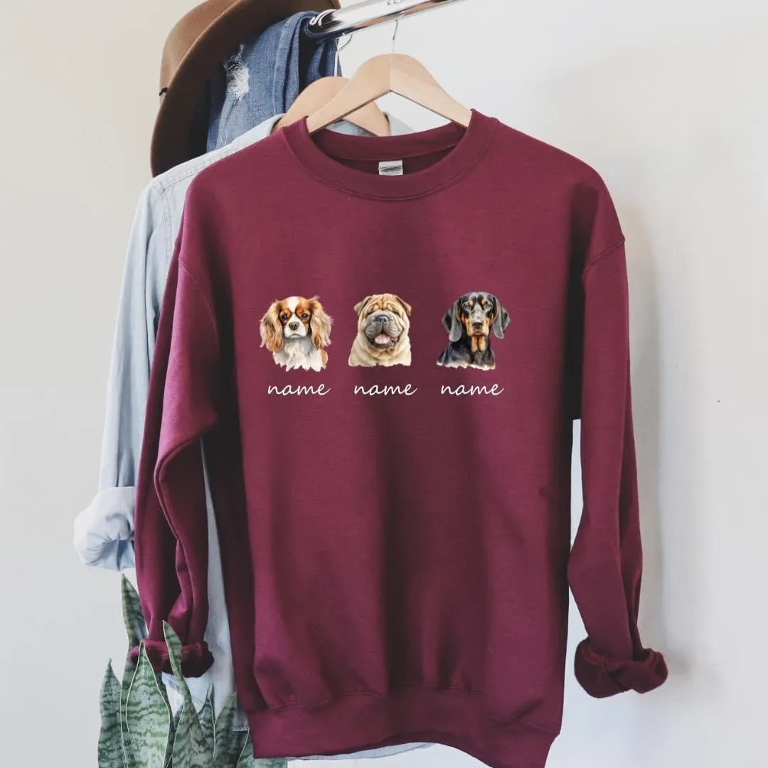 Custom Watercolor Dog T's/Sweatshirts