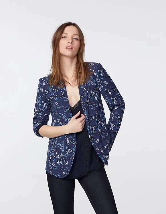 IKKS Dreamers Floral Crepe Blazer