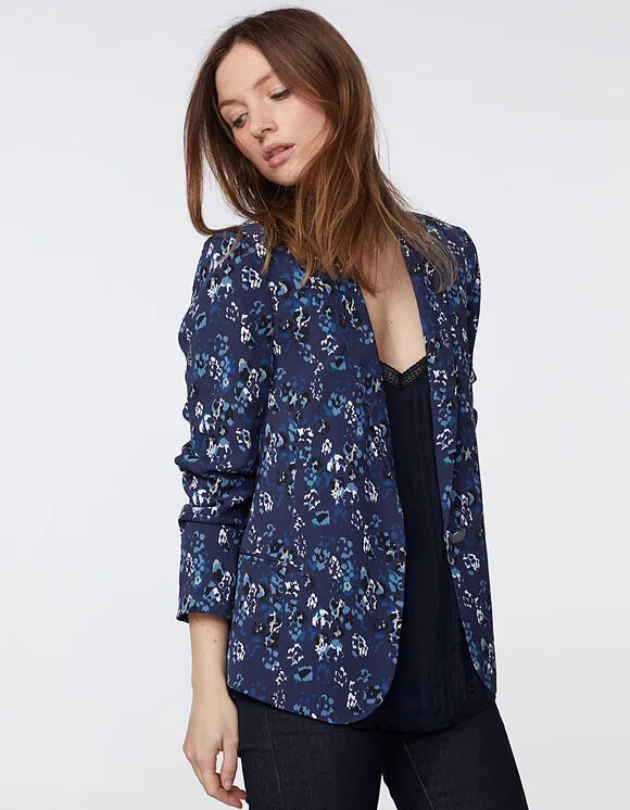 IKKS Dreamers Floral Crepe Blazer