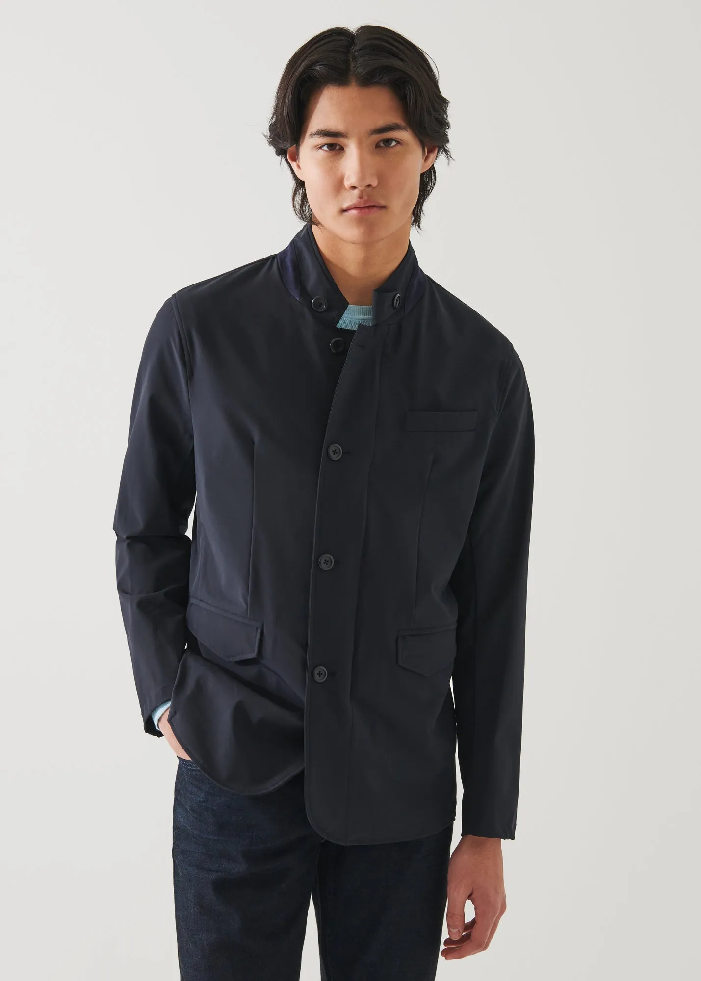 ITALIAN NYLON HYBRID JACKET