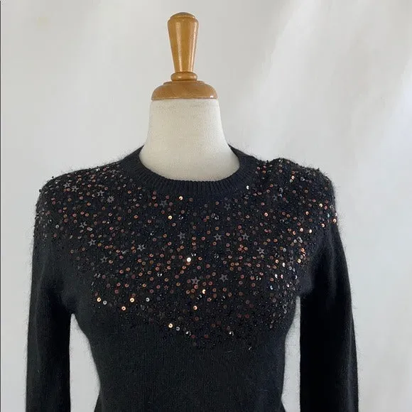 Kaos Black Beaded Sweater