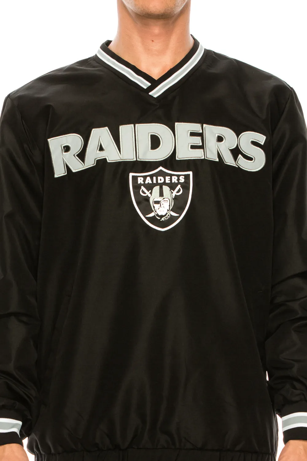 Las Vegas Raiders Windbreaker with Two Pockets