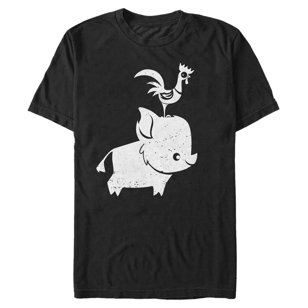 Mad Engine Disney Moana Pua and Hei Hei Men's T-Shirt