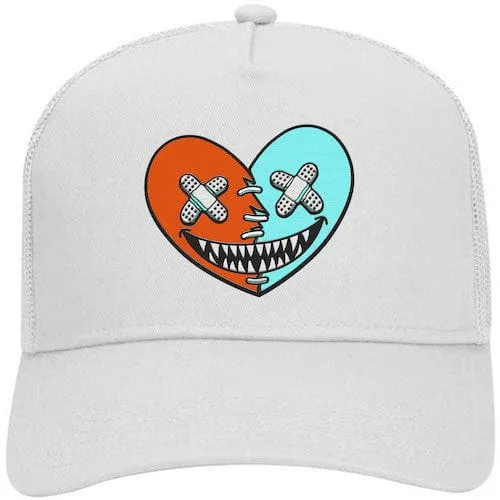 Miami Dolphin Dunks Trucker Hat to Match : MIAMI HEART BAWS