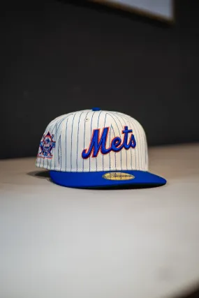 New Era New York Mets On-Field Script Green UV (Pinstripe)