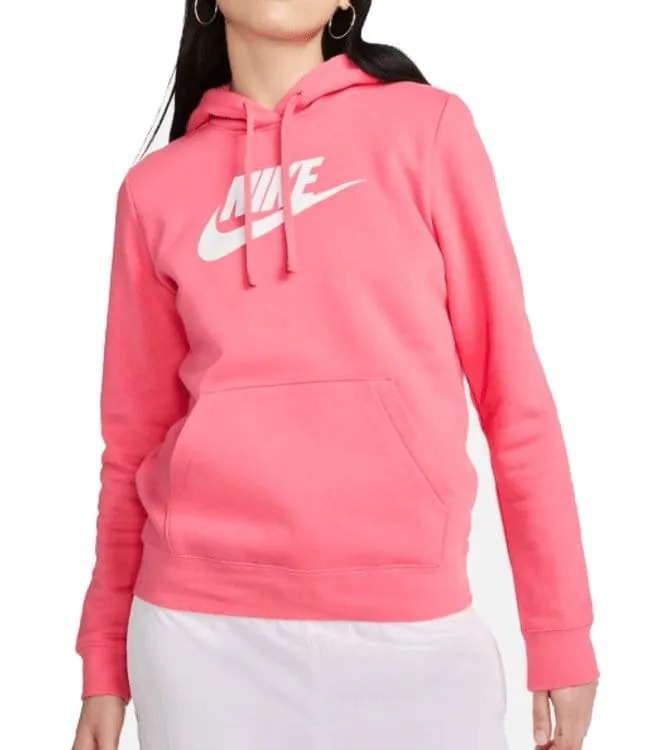 NIKE WOMEN'S NSW CLUB CORAL FLEECE HOODIE