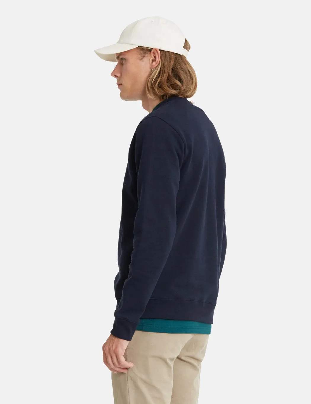 Norse Projects Vagn Classic Crew Sweatshirt (445gsm Cotton) - Navy Blue