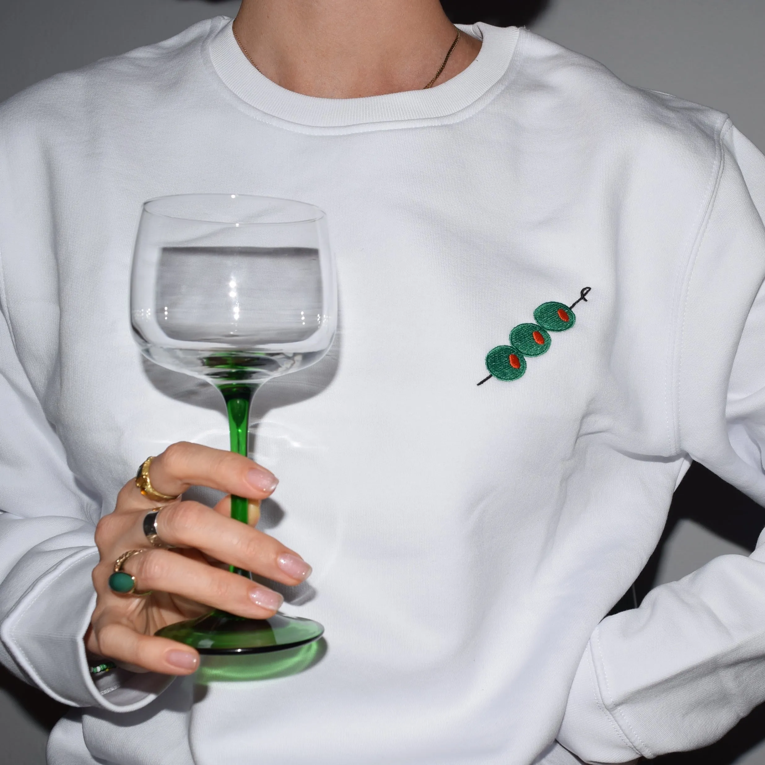 Olive Pick Sweatshirt