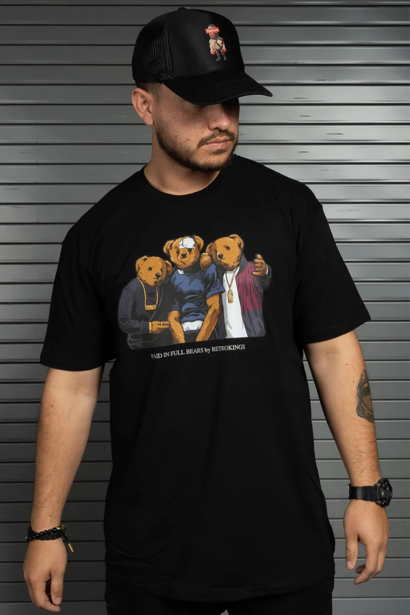 Paid In Full Bears Tee Black