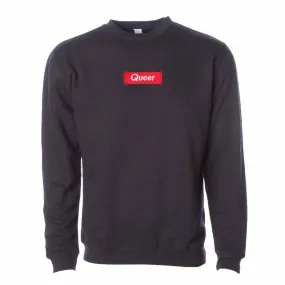 Queer Crew Sweatshirt supporting The Trevor Project