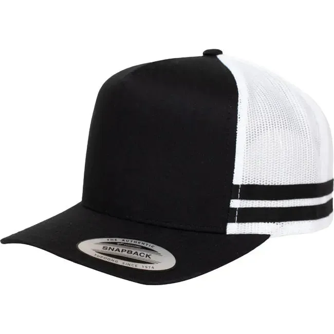 "A Grade" Trucker Cap - Black & White