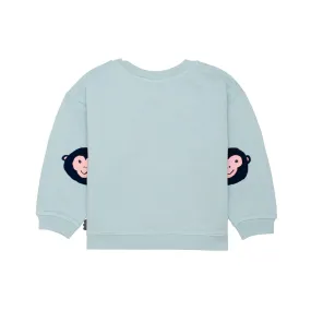 Recycled Cotton Monkey Baby Sweatshirt