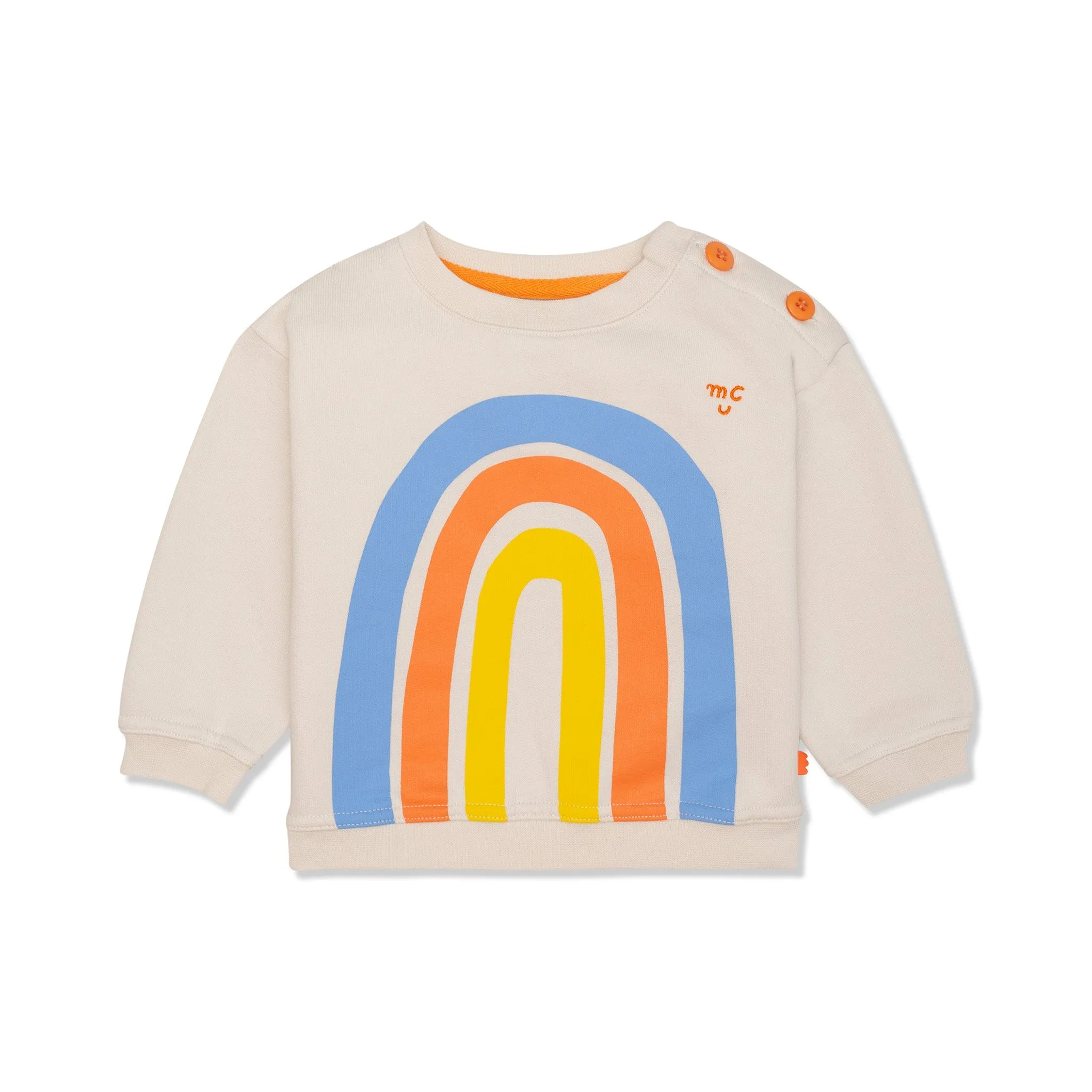 Recycled Cotton Rainbow Kid Sweatshirt