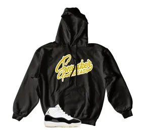 Retro 11 Gratitude Hoodie - ST Logo - Black