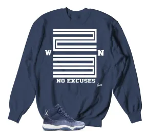 Retro 11 Midnight Navy Sweater - WIN 23 - Navy