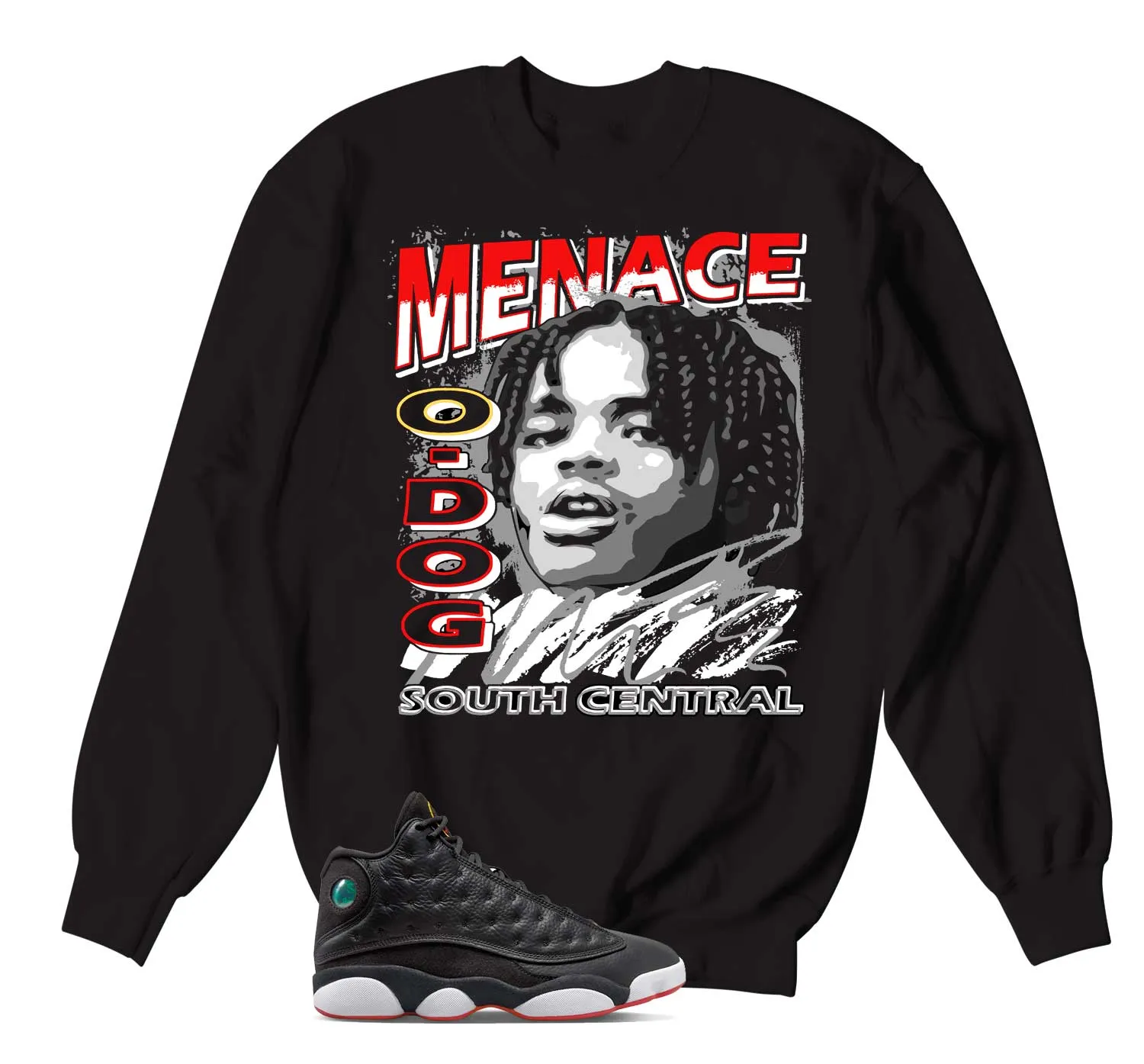 Retro 13 Playoff Sweater - Nineties - Black