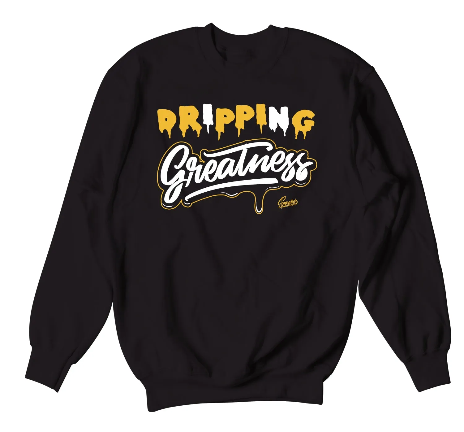 Retro 9 University Gold Sweater -Dripping Greatness - Black