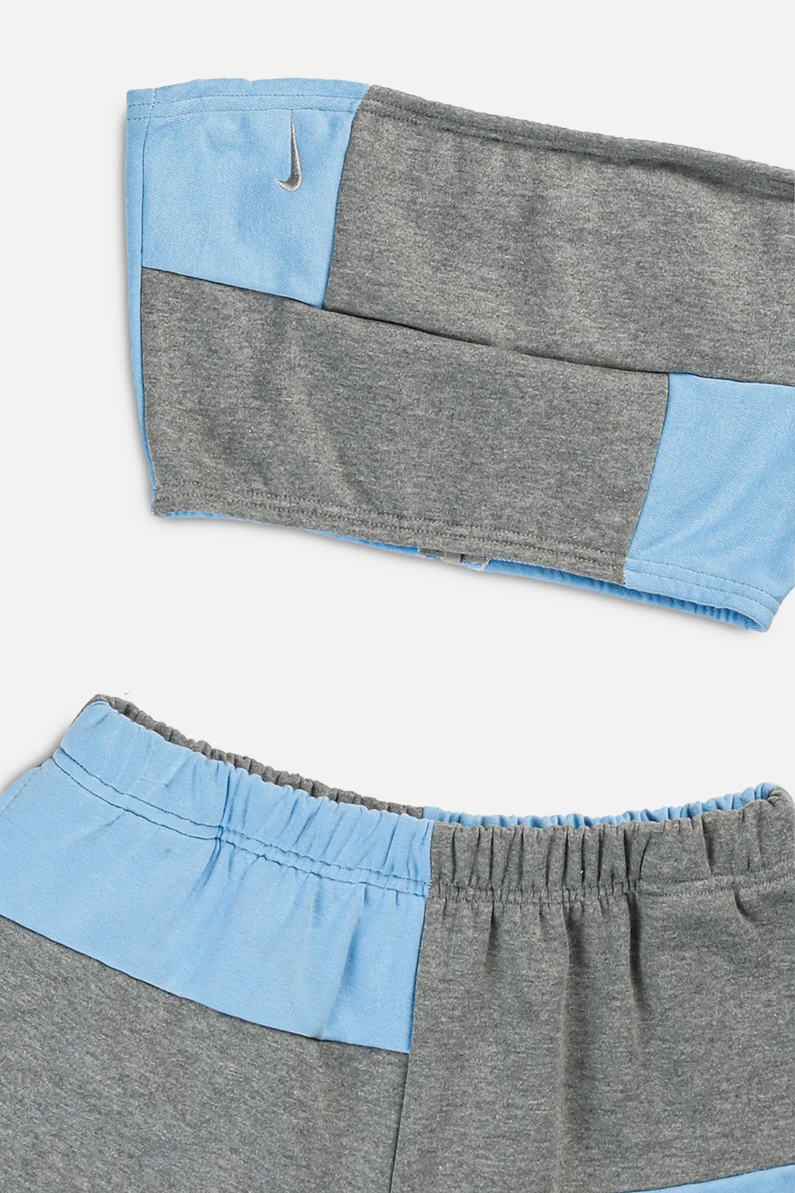 Rework Nike Patchwork Sweatshorts Set - S