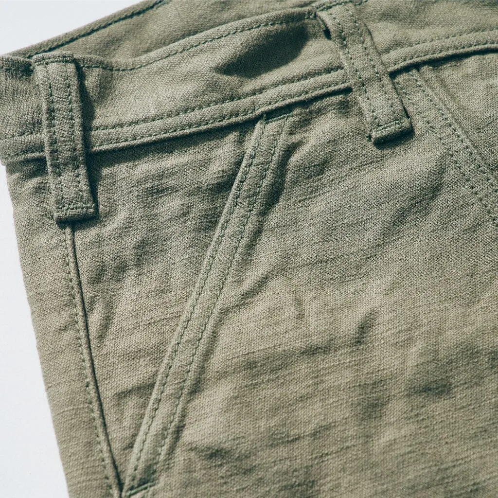 SAMURAI JEANS - 15oz Heavy Baker Pants (SJ52BP) in Olive