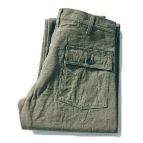 SAMURAI JEANS - 15oz Heavy Baker Pants (SJ52BP) in Olive