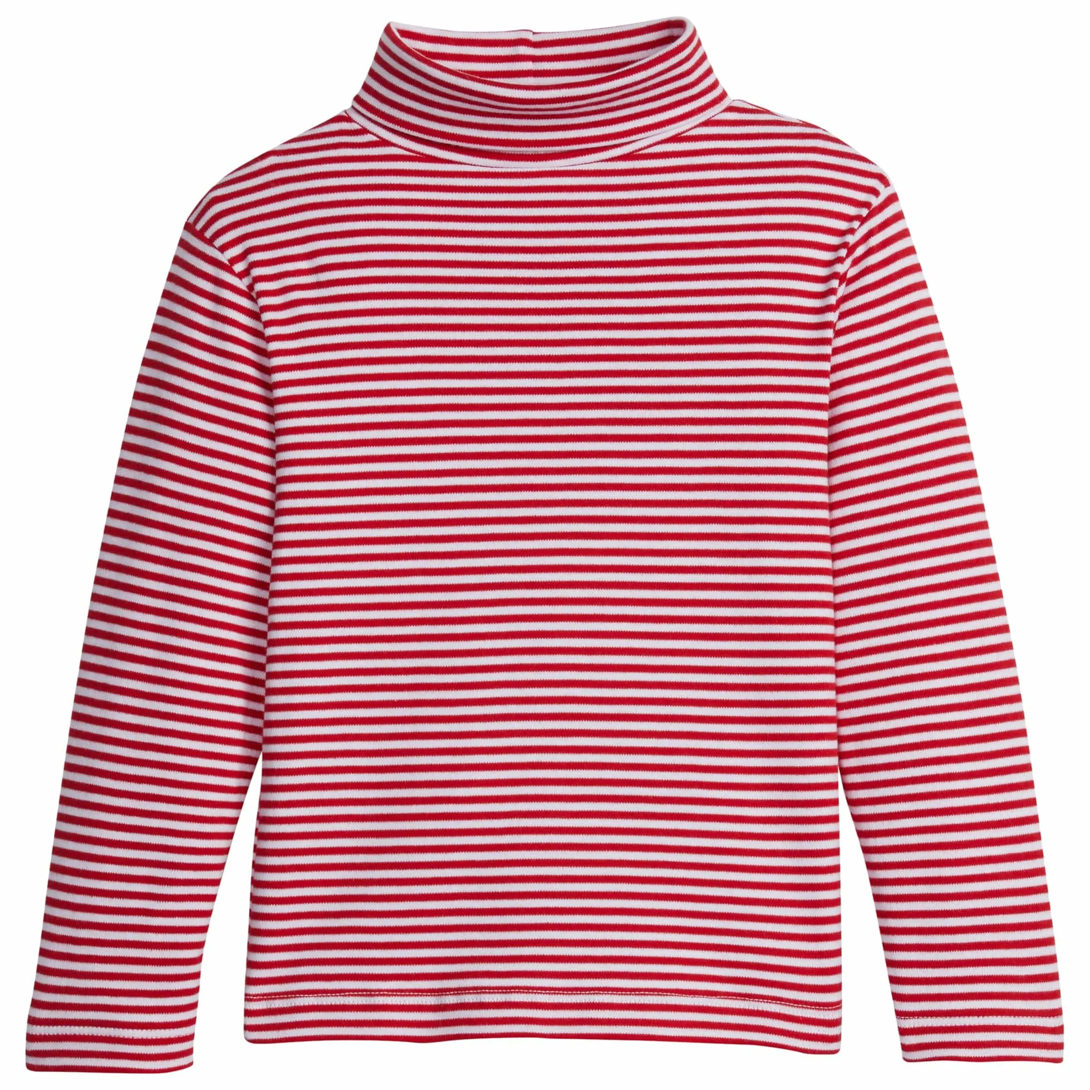 Striped Turtleneck - Red