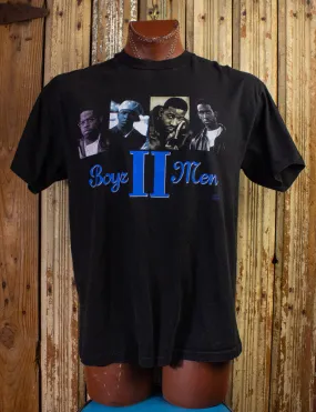 Vintage Boyz II Men All Around The World Concert Rap Tee 1994-95 Black Large