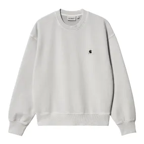 W' NELSON SWEATSHIRT SONIC SILVER GARMENT DYED