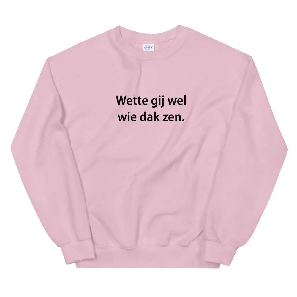 Wette gij wel Sweater