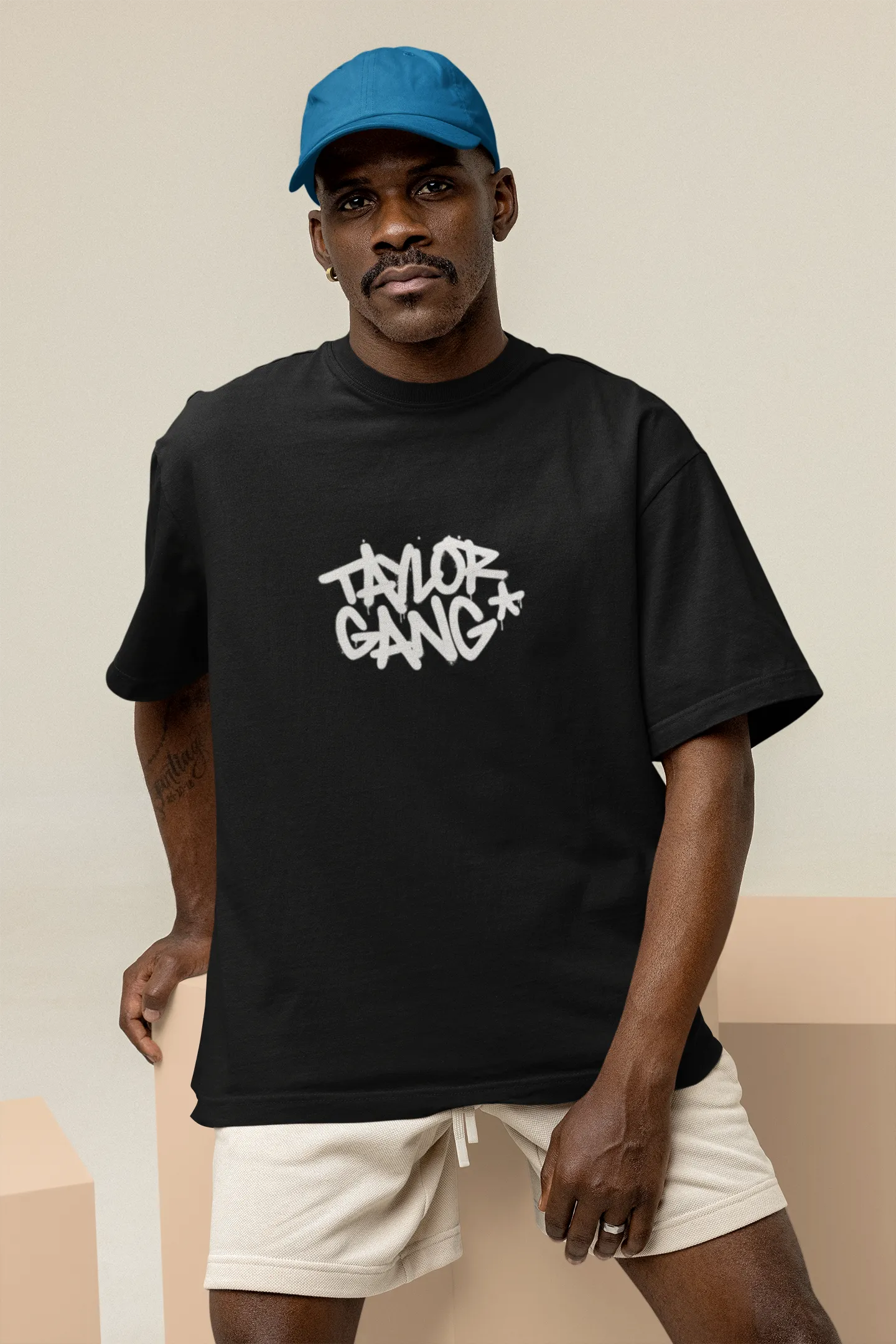 Wiz Khalifa Oversized T-shirt - Black