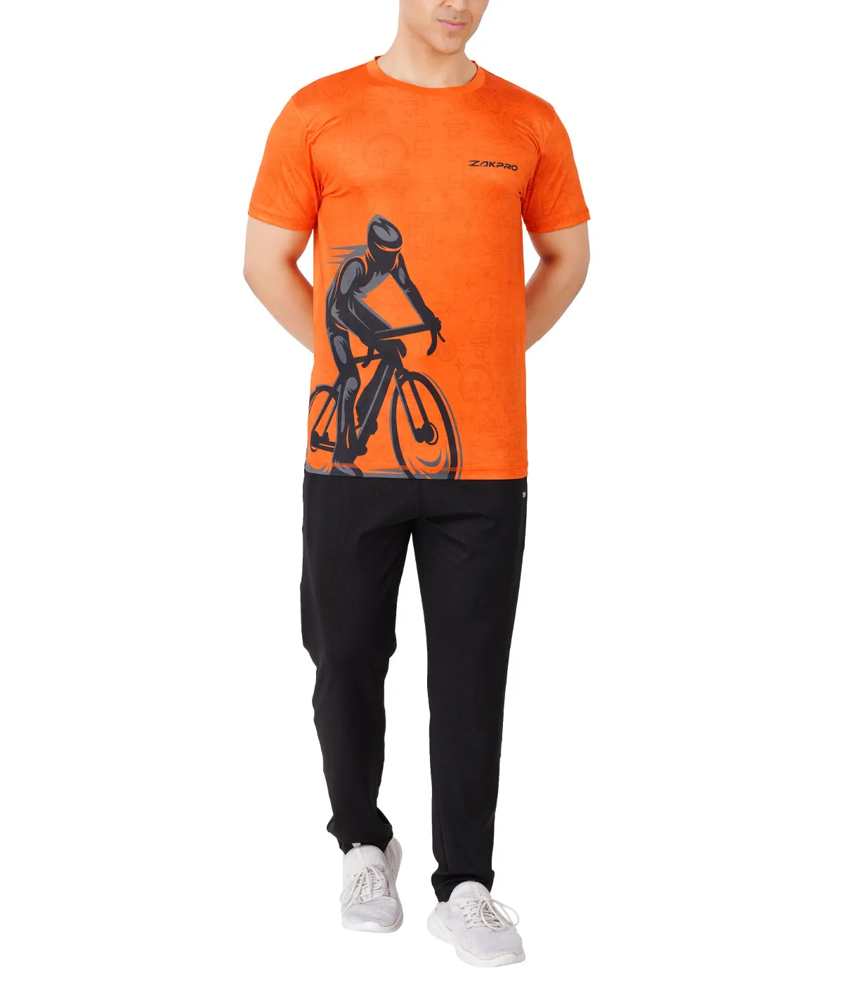 ZAKPRO Sports Tees for Men (Ride-O-Range)